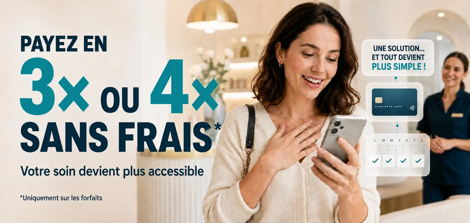 Payez en 3x ou 4x sans frais — uniquement sur les forfaits